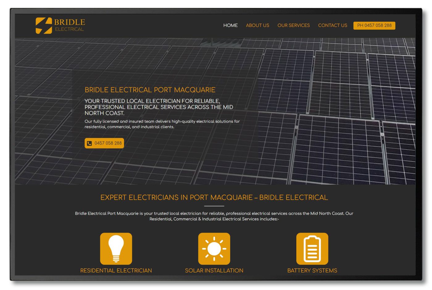 Path Web Electrical Websites for Electricians - Electrical Contractors by Built4Tradies ...